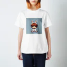 ユサユサしてるキャラクターショップのユサユサしながらそんなめでこっちをみつめないで Regular Fit T-Shirt