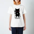 Moju（モジュー）の悪魔猫 Regular Fit T-Shirt