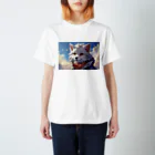 Moon_Howlの幼子の狼 Regular Fit T-Shirt