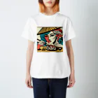 happiness_shopのピカソのような才能を持つアーティストが描く和食の世界 Regular Fit T-Shirt