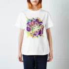 Ａ’ｚｗｏｒｋＳのイーってなってるらくがきウサギ（カラフルトゲトゲver2） Regular Fit T-Shirt