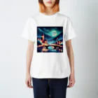 yh1235の綺麗な夜景 Regular Fit T-Shirt