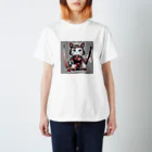 michael−skショップの猫侍 Regular Fit T-Shirt