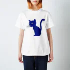 MEGROOVEのシルエットにゃん🐱 Regular Fit T-Shirt