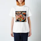 happiness_shopの美しい寿司の絵画 Regular Fit T-Shirt