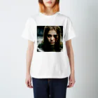 rikke shopの儚い少女 Regular Fit T-Shirt