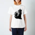 Capricious Catsの翼猫 Regular Fit T-Shirt