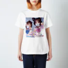 midori_kawaのYuki&JK セーラー服コラボ 夢をつかみ取れ❗️ スタンダードTシャツ