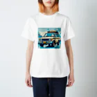 80s_popの80s CityPop No.28 Regular Fit T-Shirt