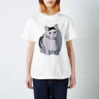 手書きイラストで猫ミームのhuhcat？ Regular Fit T-Shirt