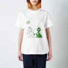 他人行儀な山の神のまぜろ！緑 スタンダードTシャツ