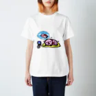 ぴぐすたのゲームでぐっすりだぶー スタンダードTシャツ