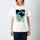 Daria tanakaの龍神&月 Regular Fit T-Shirt
