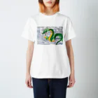 Daria tanakaの龍神&雲 Regular Fit T-Shirt