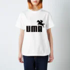 牛川 暗のグッズショップのUMA（黒） スタンダードTシャツ