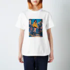 Kazuya Satoの昭和テイストカラフルPOPガーリー Regular Fit T-Shirt