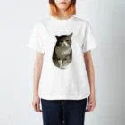 むっちり猫のむっちり丸の不機嫌な美猫 ミロ姫 Regular Fit T-Shirt