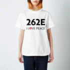 rf0の262E - I LOVE PEACE -（白） スタンダードTシャツ