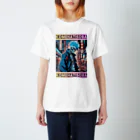 米八そばグッズショップのCYBER PUNK 80'S KOMEHATISOBA TYPE1 スタンダードTシャツ