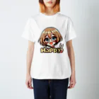 Kusareshiroの金髪ショートカット眼鏡美少女ちゃん Regular Fit T-Shirt