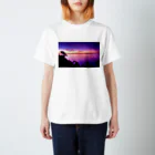 -優雅-  の夕焼け満喫ン。 スタンダードTシャツ