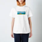 せつらデザイングッズの海岸線 Regular Fit T-Shirt