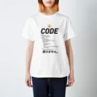 ビットブティックのコードTシャツ「code書けません。」 Regular Fit T-Shirt