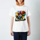 wonderfulのサイクリングパグ Regular Fit T-Shirt