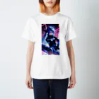 DRILLERのサイバーパンク　2次元美少女 スタンダードTシャツ
