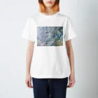 ayaTobi_rippleのフラッピー◎波紋 Regular Fit T-Shirt
