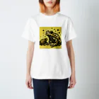 HoneRockの毒・黄・蛙 Regular Fit T-Shirt