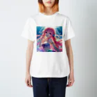 「ワンダーワールド」の🧜‍♀️ いいつか出会えるかもしれませんよ！❤️ スタンダードTシャツ