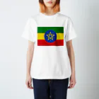 お絵かき屋さんのエチオピアの国旗 スタンダードTシャツ