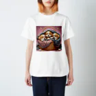 ふわふわ子犬の第②弾！ほっこり♡ ふわふわ子犬 Regular Fit T-Shirt