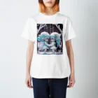 Mars Model Agencyのいつも一緒だよ　氷の妖精たち Regular Fit T-Shirt