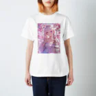 AQUAMETAVERSEの桜の下の少女幸せいっぱい　なでしこ1478 Regular Fit T-Shirt