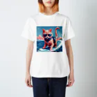メロンパン猫のサーファーキャット スタンダードTシャツ