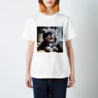kangekiのあかんべにゃんこNo.4 Regular Fit T-Shirt