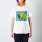 kawano_lonの満月だっこゆずくん_クッション スタンダードTシャツ