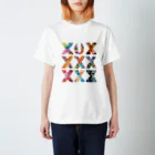 Chi3のxxxxxxxx カラフル・クロス：多様性の融合 Regular Fit T-Shirt