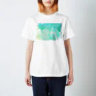 enocatの綺麗な水彩カラー　EMERALD GREEN Regular Fit T-Shirt