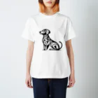 ランチアニマル'sのお試し：抽象画風の犬 スタンダードTシャツ