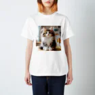 Creation CATのゴージャスCAT Regular Fit T-Shirt