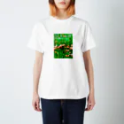 BAMBINERDSの Heart under flowers  名前を知らない花 Regular Fit T-Shirt