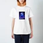 AQUAMETAVERSEのブリザードフラワーをガラスドームの中へ　ラフルール　1859 Regular Fit T-Shirt