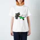 通信エラーが発生しましたと見せかけて発生はしていないのネコ猫キャット スタンダードTシャツ