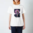kiyohikosanのスペースガール Regular Fit T-Shirt