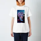 AQUAMETAVERSEの幻想的なお家アメジスト2846 Regular Fit T-Shirt