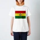 お絵かき屋さんのボリビアの国旗 スタンダードTシャツ