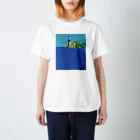 草加明良の灯台と海 Regular Fit T-Shirt